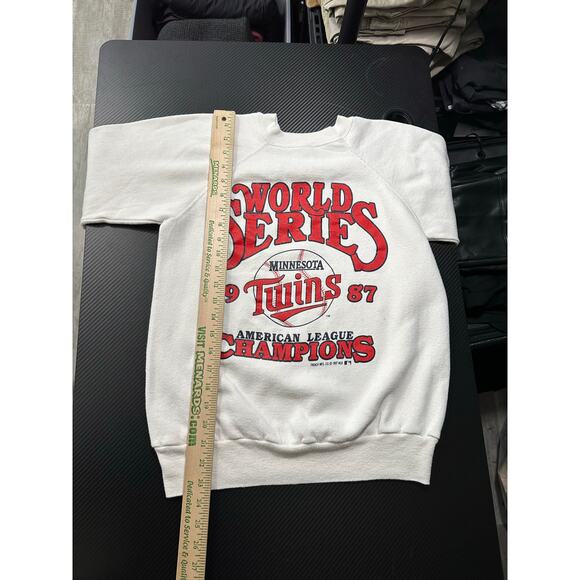 Vintage Minnesota Twins 1987 World Series Champs Sweatshirt Size Medium Pannill - Picture 5 of 11